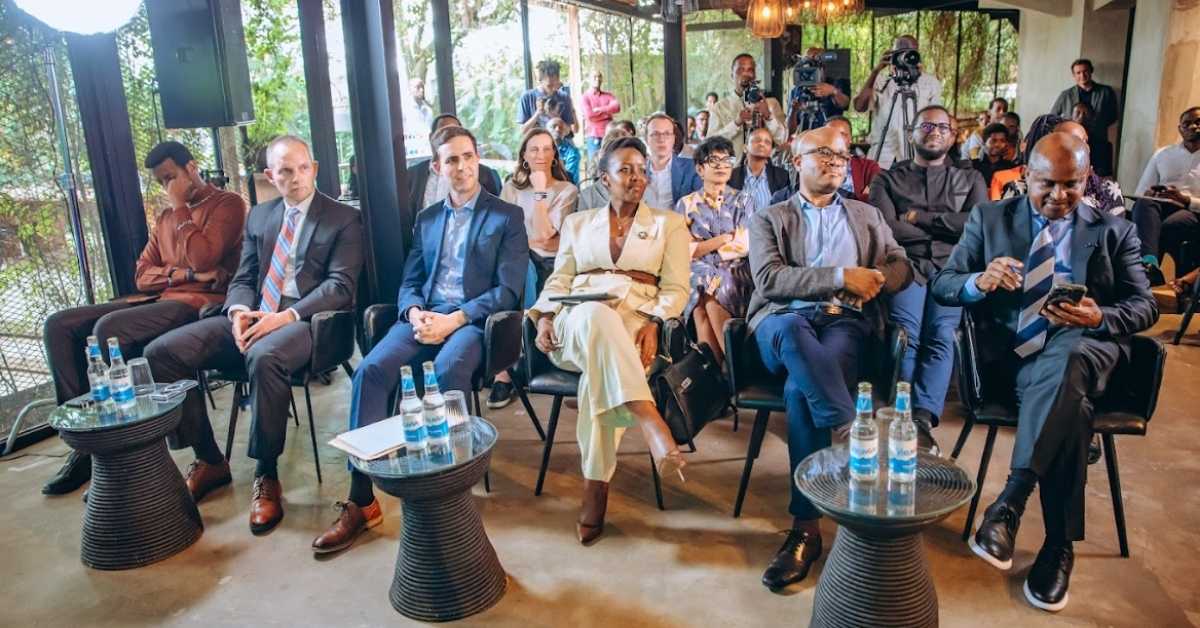 Minister of State for Sports in Rwanda Honourable Rwego Ngarambe Nimie Chaylone General Manager, ALX Rwanda and Kenya Pascal Gatabazi Chief Technical Advisor, Rwanda Ministry of Education Fred Sw (1)