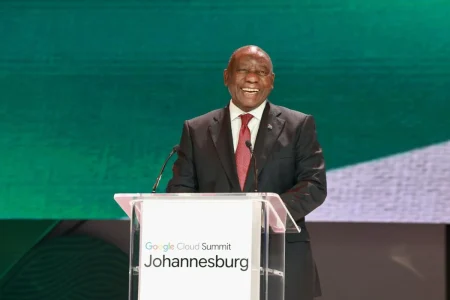 Ramaphosa Urges Africa to Accelerate AI Adoption at First Google Cloud Summit on the Continent Cyril Ramaphosa Google